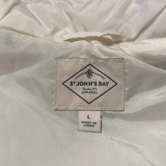 St. John’s Bay Quilted Vests 3 total.                 Red-Plaid-Off White - Picture 7 of 7